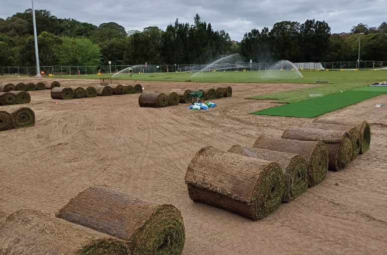 billabong turf NSW commercial turf projects